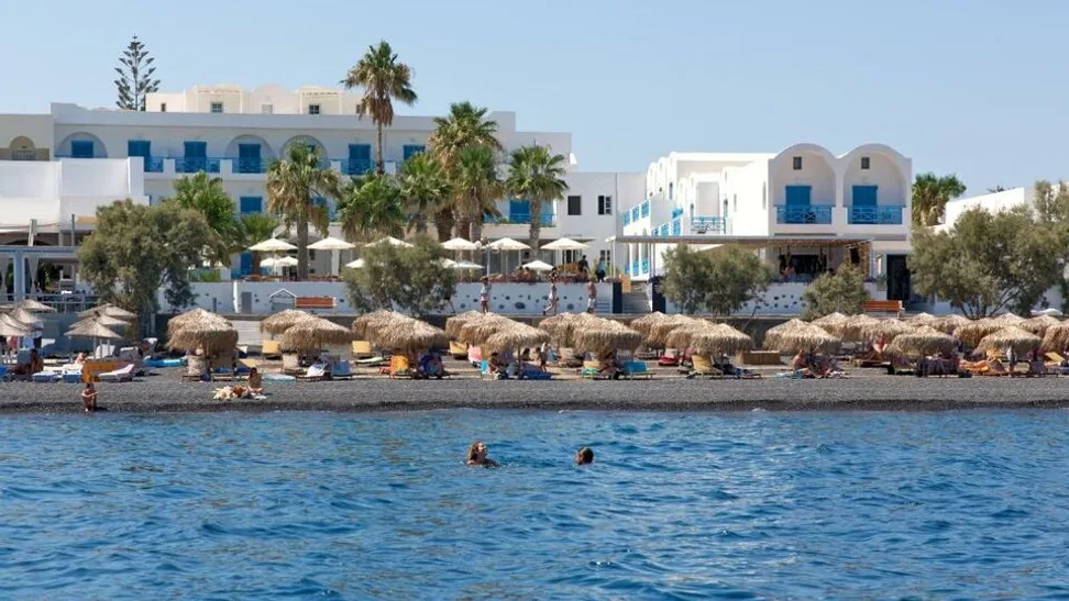 Kamari Beach Santorini