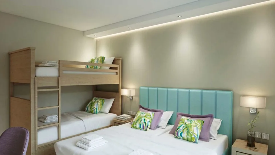 Standard Family Room Bunk Bed Garden View