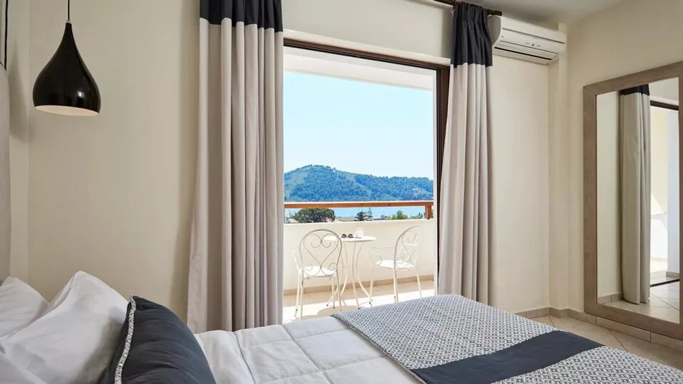 Three Bedroom Skiathos Living Sea View